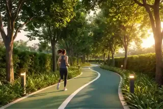 Jogging Track at Mahindra Rainforest